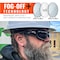 Ergodyne LOKI, Safety Glasses, Anti-Fog, Smoke Lens, Matte Black Frame Frame, Full-Frame LOKI-AFAS - alternate 2